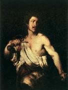 STROZZI, Bernardo David with the Head of Goliath painting